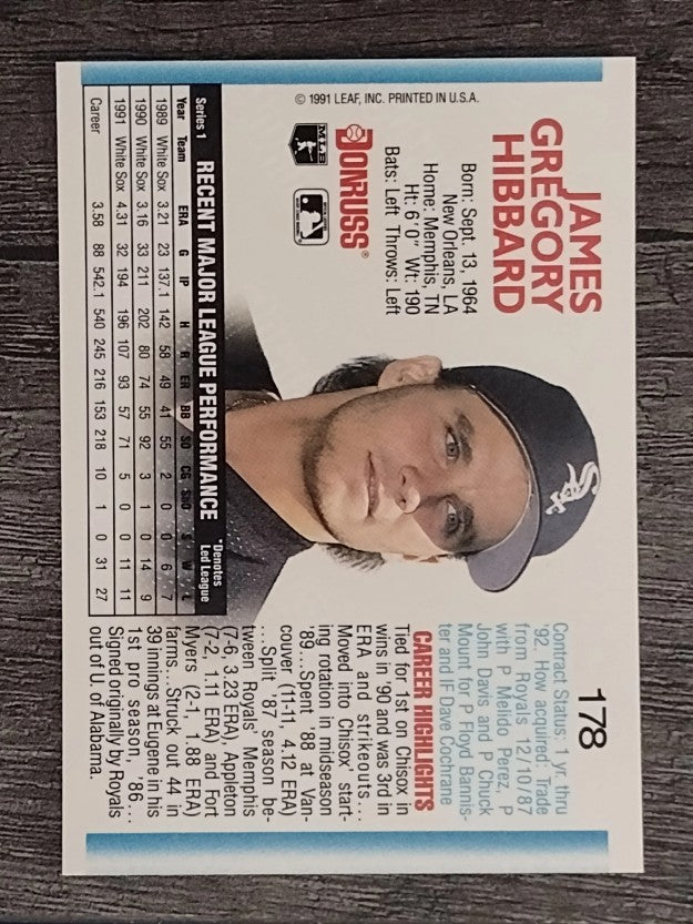 1992 Donruss #178 Greg Hibbard