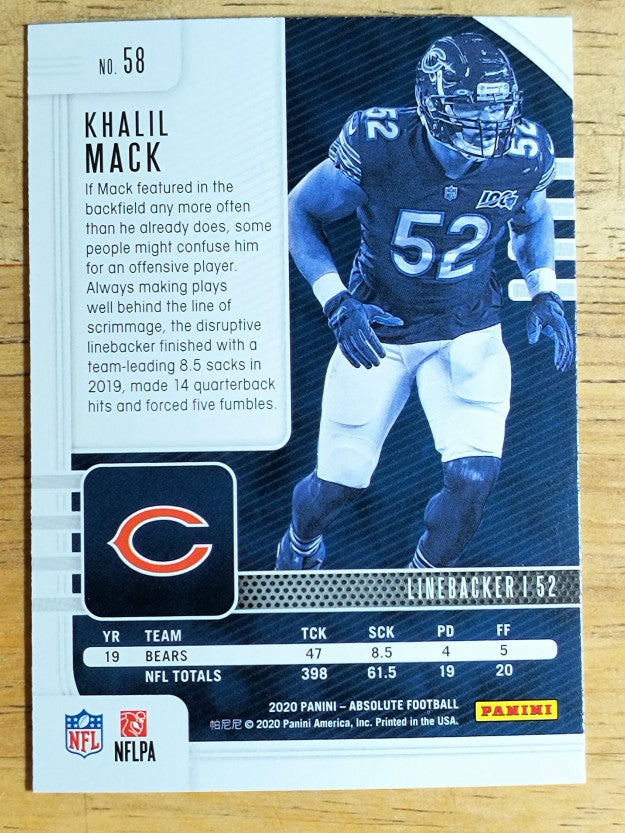 2020 Absolute Retail #58 Khalil Mack