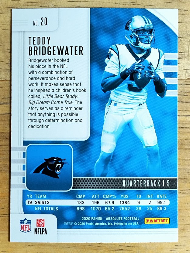 2020 Absolute Retail #20 Teddy Bridgewater