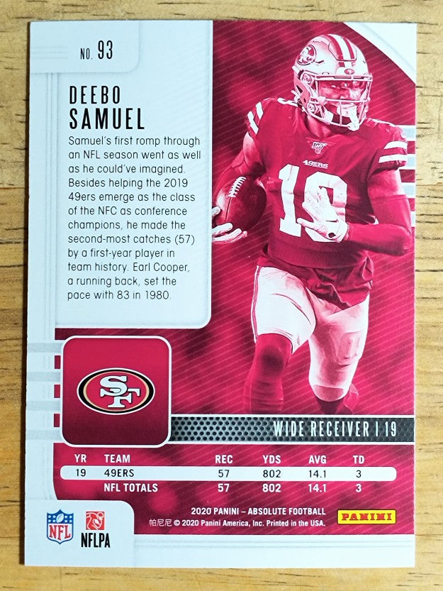 2020 Absolute Retail #93 Deebo Samuel