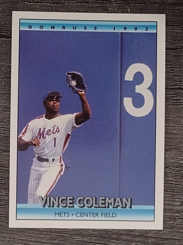 1992 Donruss #218 Vince Coleman