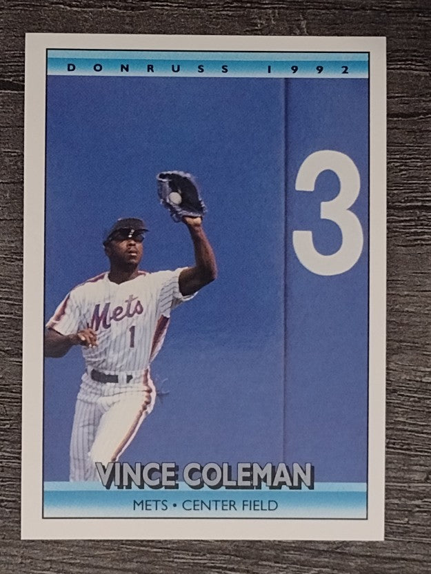 1992 Donruss #218 Vince Coleman