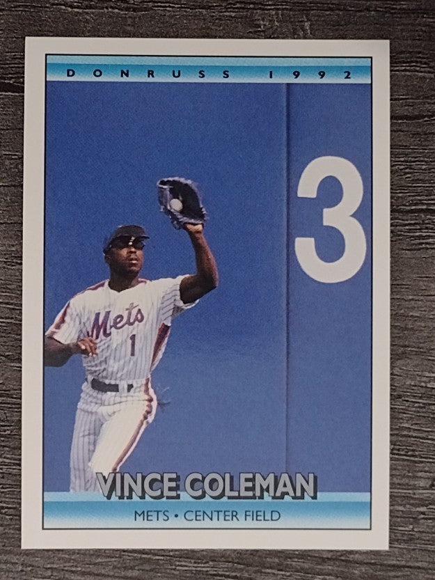 1992 Donruss #218 Vince Coleman