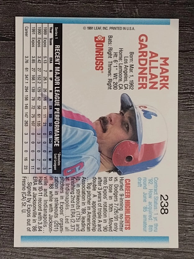 1992 Donruss #238 Mark Gardner