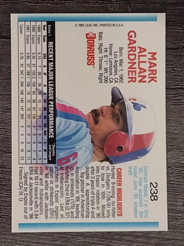 1992 Donruss #238 Mark Gardner