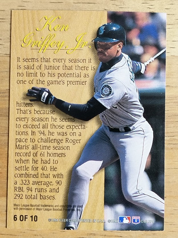 1995 Fleer Lumber Company #6 Ken Griffey Jr.