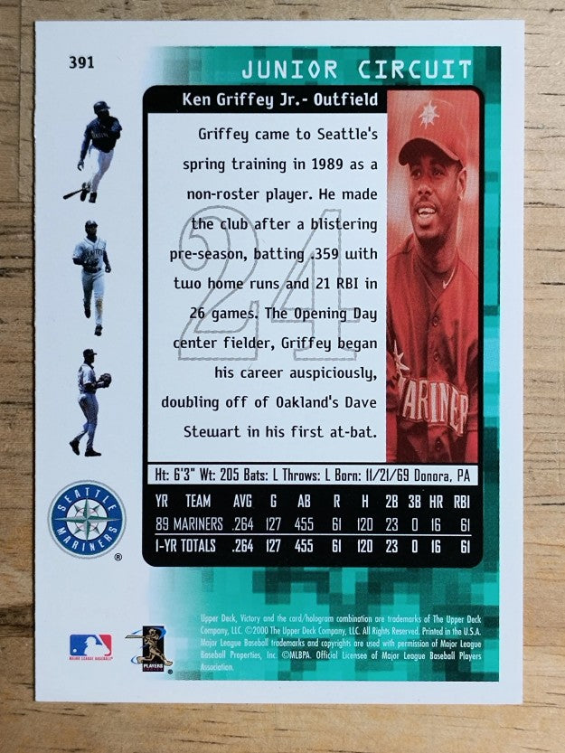 2000 Upper Deck Victory #391 Ken Griffey Jr. JC