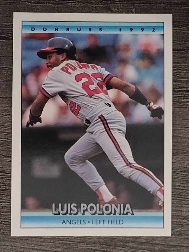 1992 Donruss #252 Luis Polonia