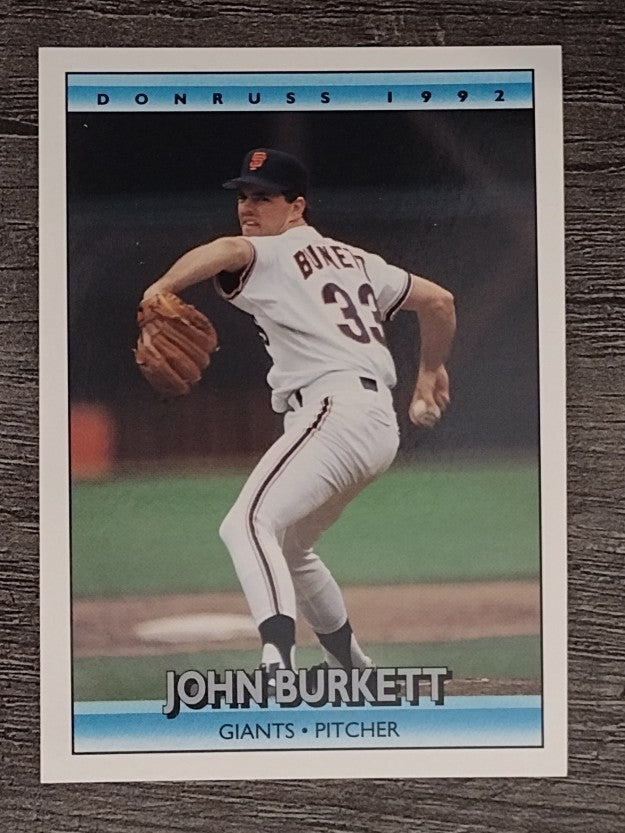 1992 Donruss #257 John Burkett