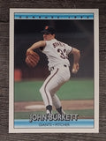 1992 Donruss #257 John Burkett