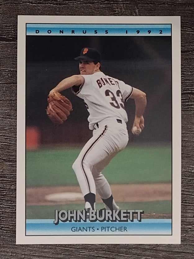 1992 Donruss #257 John Burkett