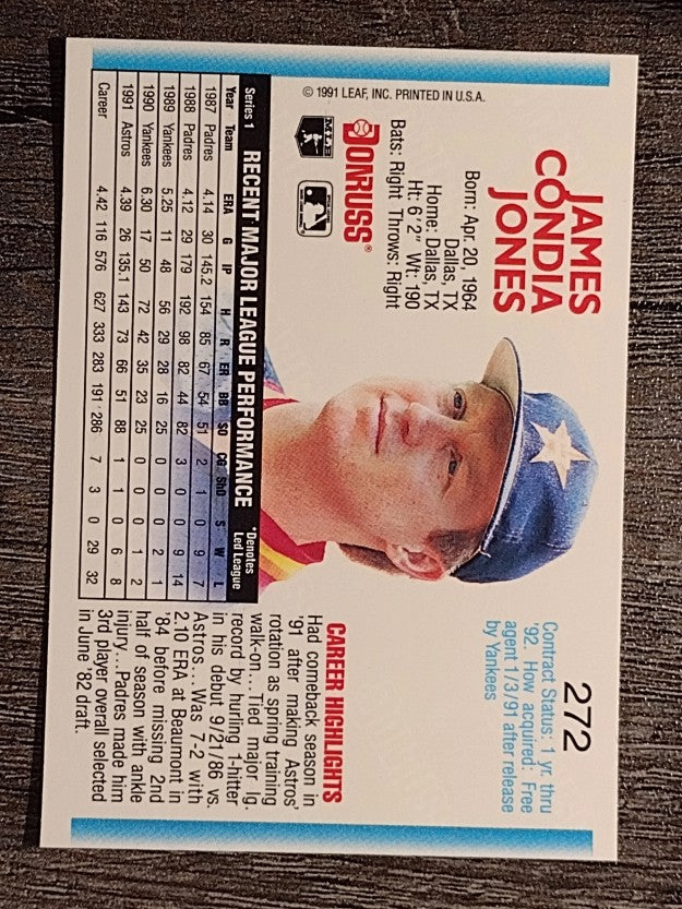 1992 Donruss #272 Jimmy Jones