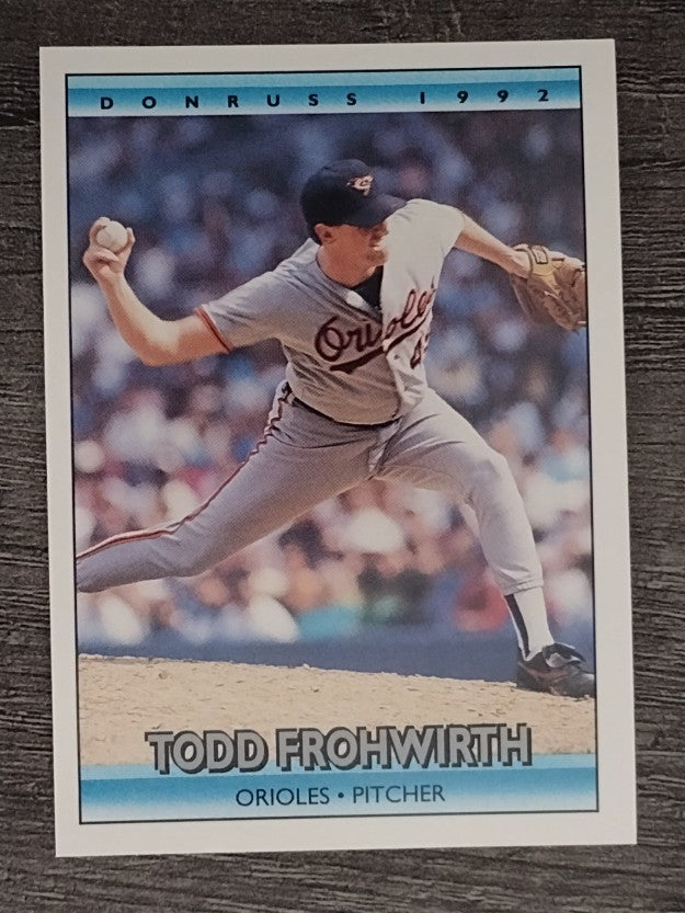 1992 Donruss #317 Todd Frohwirth