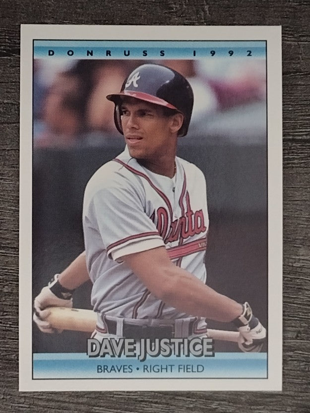 1992 Donruss #327 David Justice