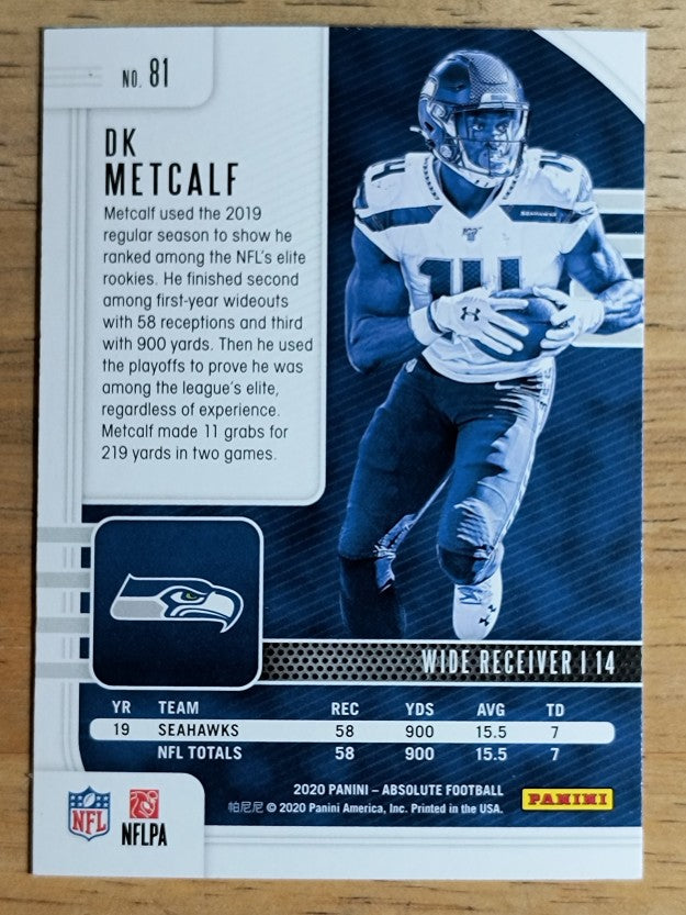 2020 Absolute Retail #81 D.K. Metcalf