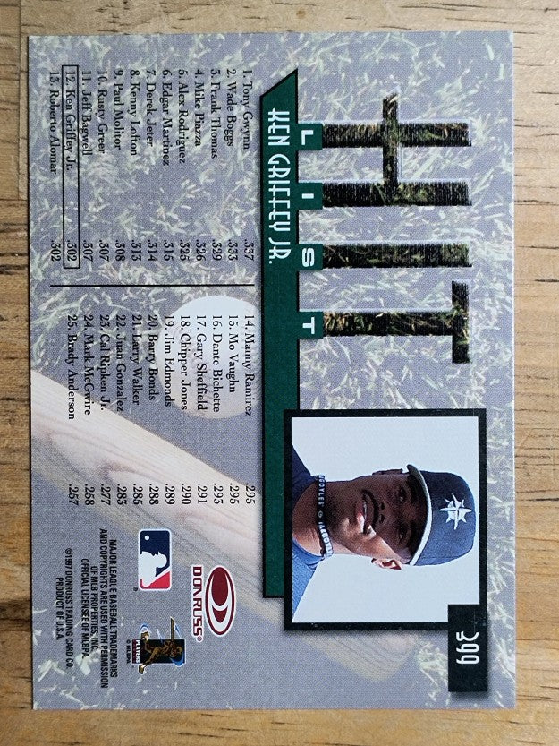 1997 Donruss #399 Ken Griffey Jr. HIT