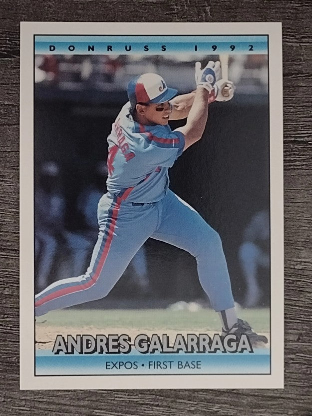 1992 Donruss #355 Andres Galarraga