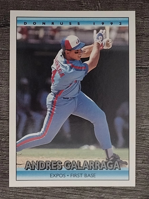 1992 Donruss #355 Andres Galarraga