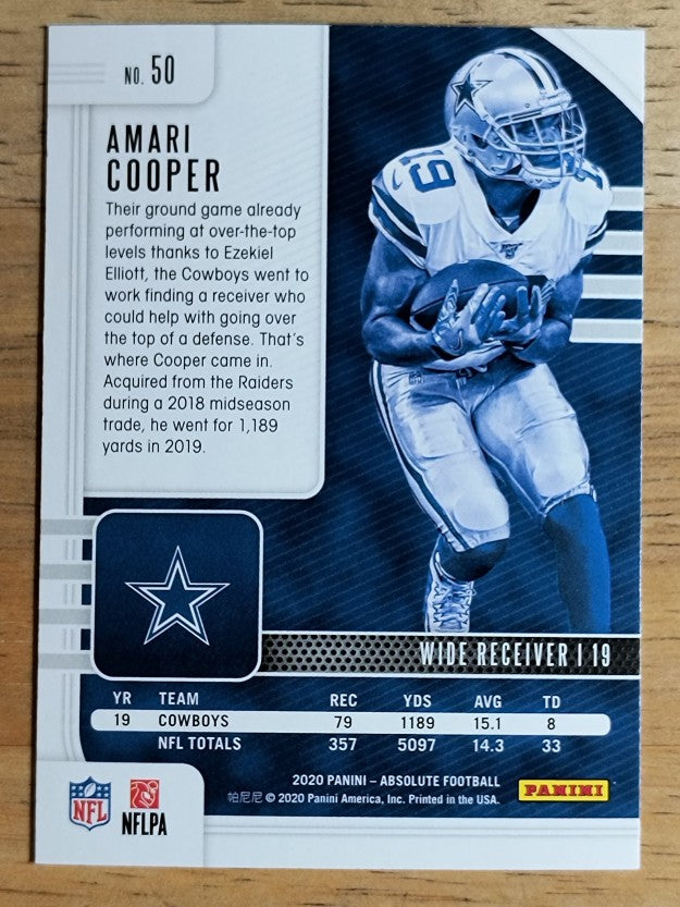 2020 Absolute Retail #50 Amari Cooper