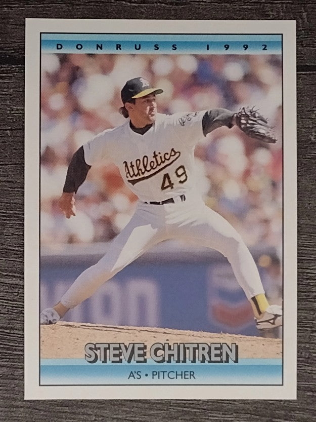 1992 Donruss #385 Steve Chitren