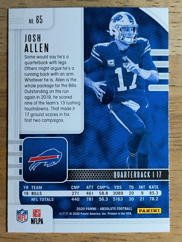 2020 Absolute Retail #27 Josh Allen