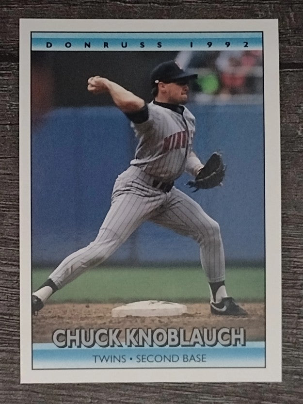 1992 Donruss #390 Chuck Knoblauch