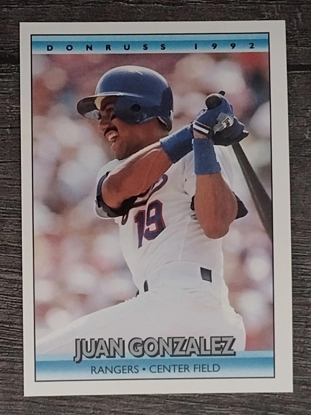 1992 Donruss #393 Juan Gonzalez