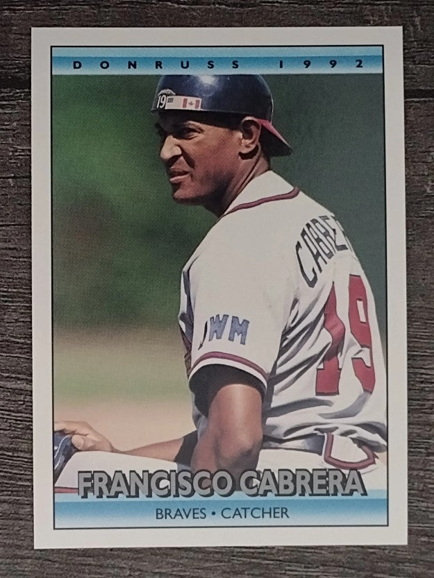 1992 Donruss #482 Francisco Cabrera