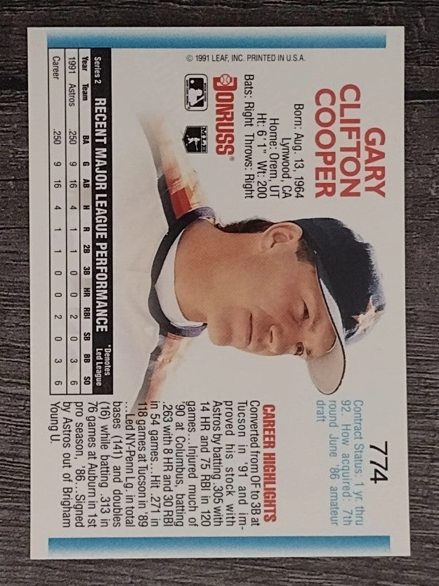 1992 Donruss #774 Gary Cooper