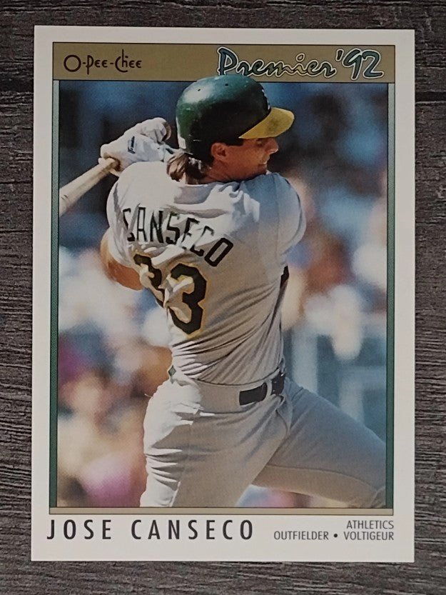 1992 O-Pee-Chee Premier #24 Jose Canseco
