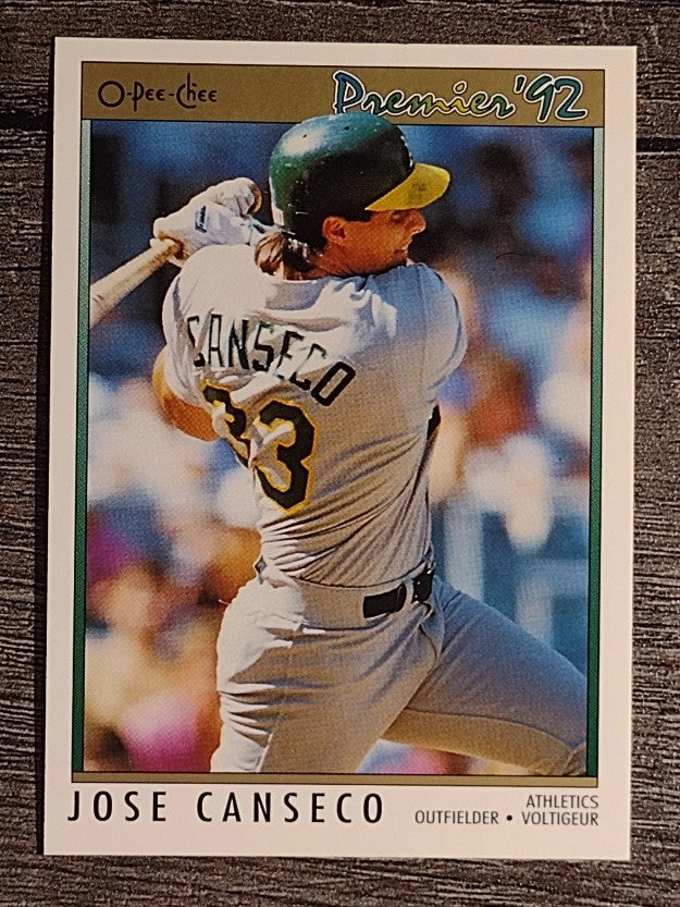 1992 O-Pee-Chee Premier #24 Jose Canseco