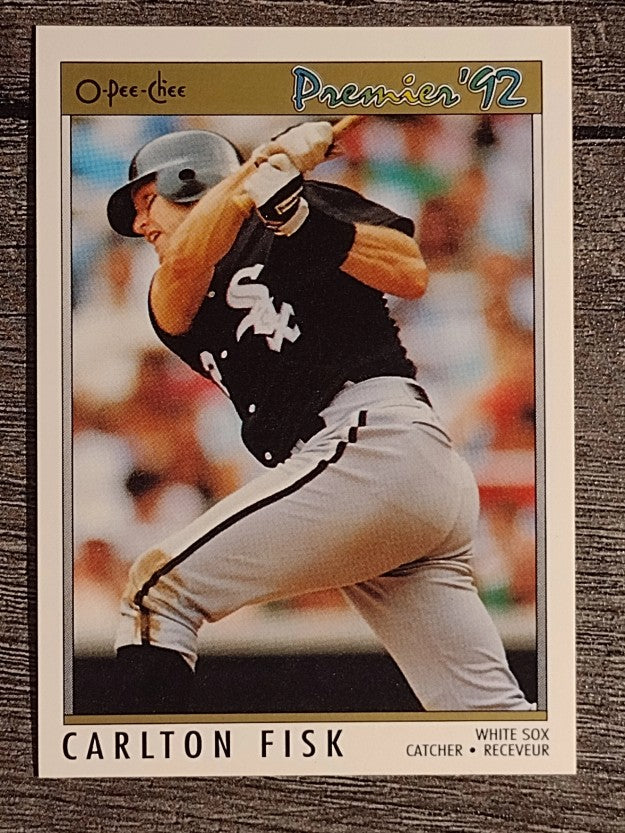 1992 O-Pee-Chee Premier #86 Carlton Fisk
