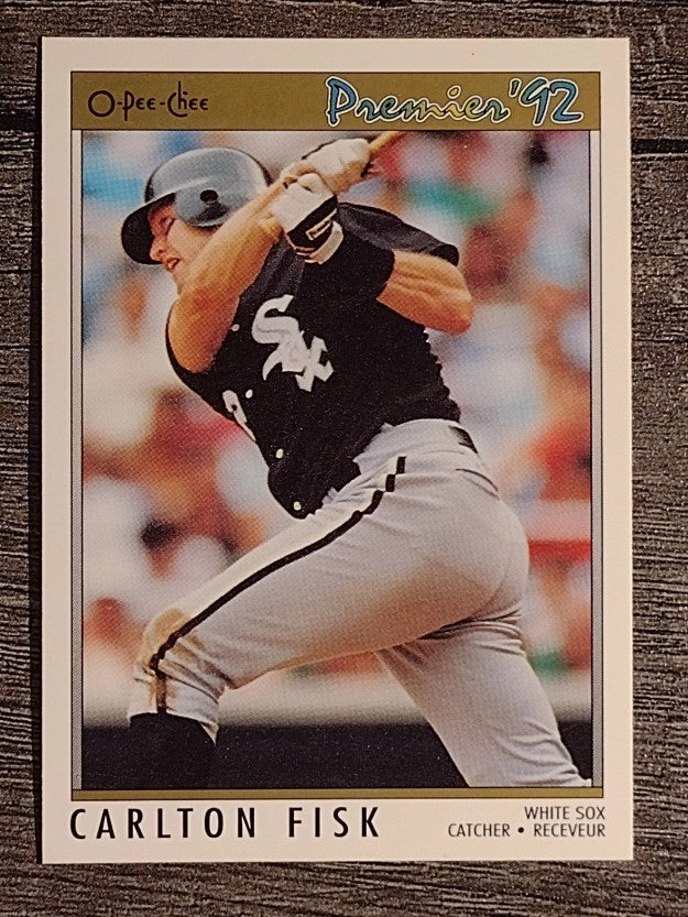 1992 O-Pee-Chee Premier #86 Carlton Fisk