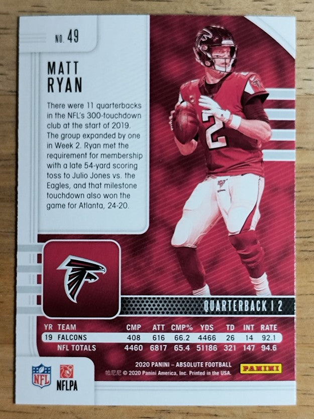 2020 Absolute Retail #49 Matt Ryan