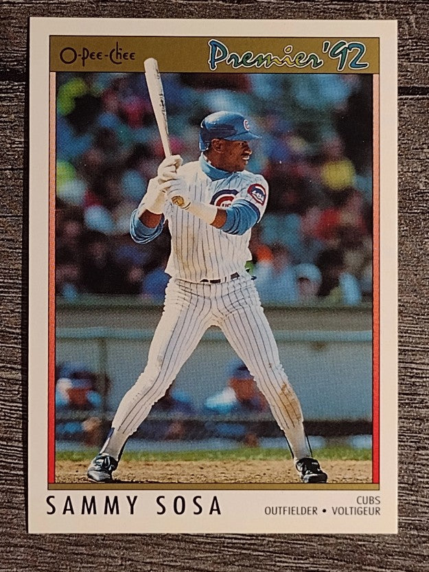 1992 O-Pee-Chee Premier #120 Sammy Sosa