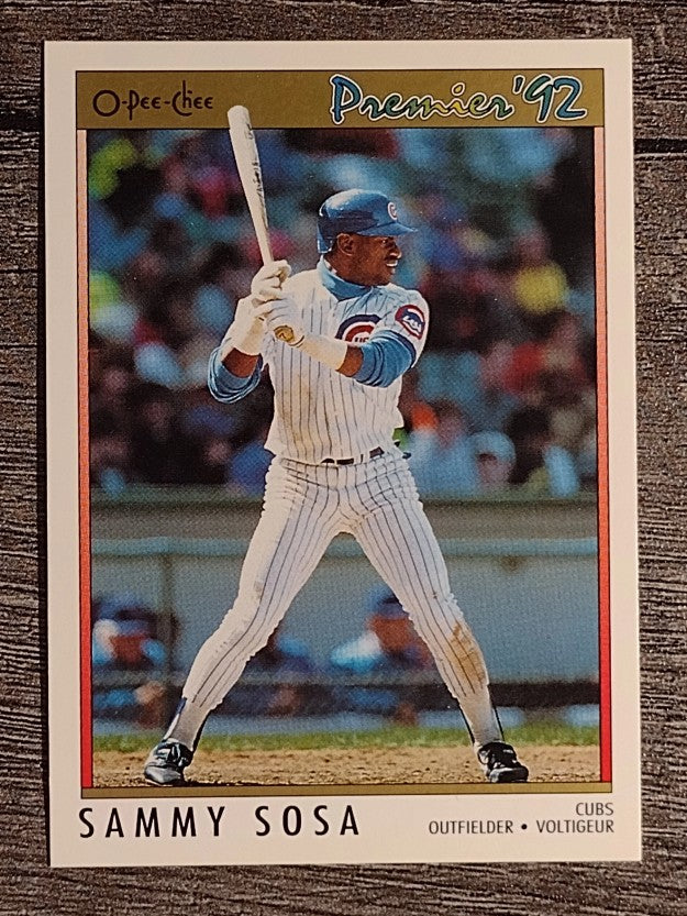 1992 O-Pee-Chee Premier #120 Sammy Sosa