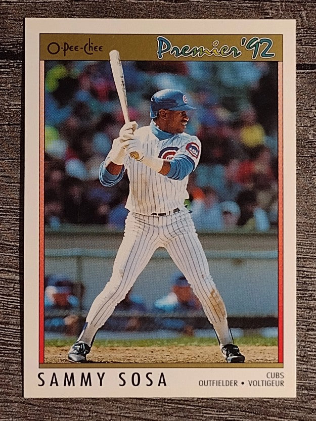 1992 O-Pee-Chee Premier #120 Sammy Sosa