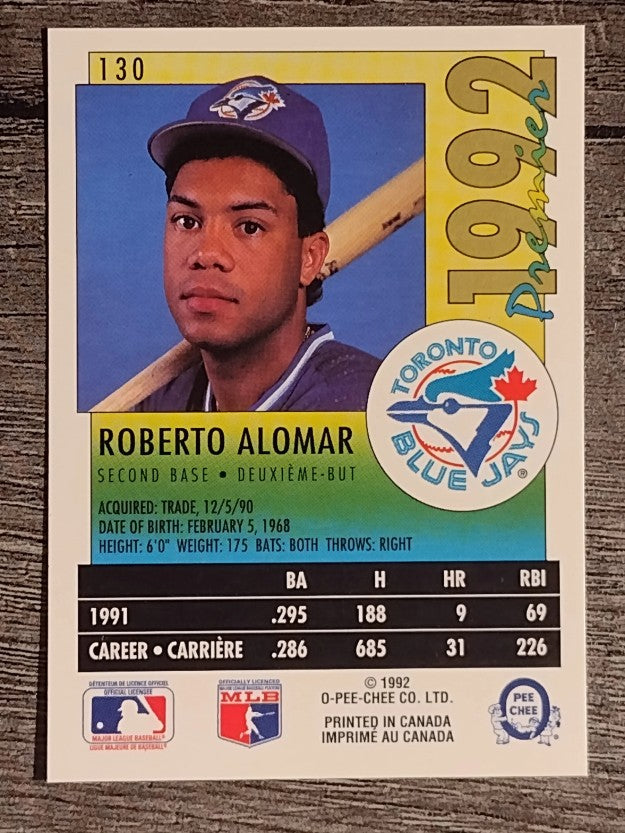 1992 O-Pee-Chee Premier #130 Roberto Alomar