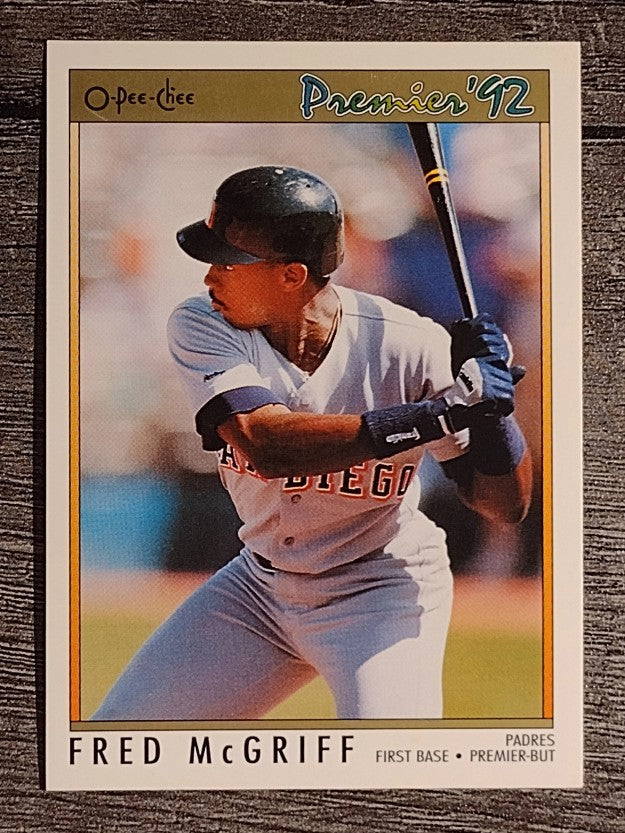 1992 O-Pee-Chee Premier #166 Fred McGriff