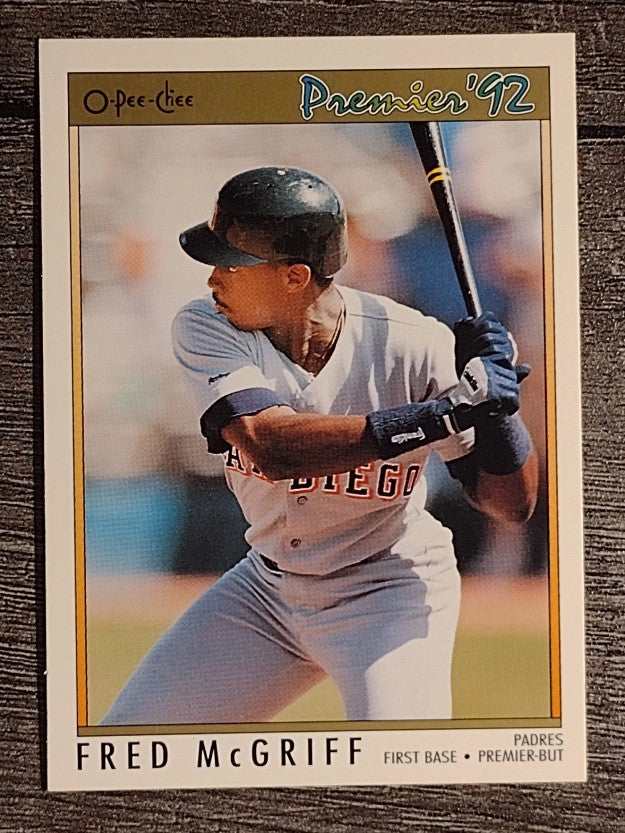1992 O-Pee-Chee Premier #166 Fred McGriff