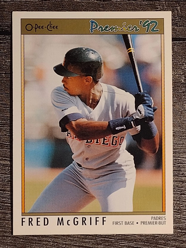 1992 O-Pee-Chee Premier #166 Fred McGriff