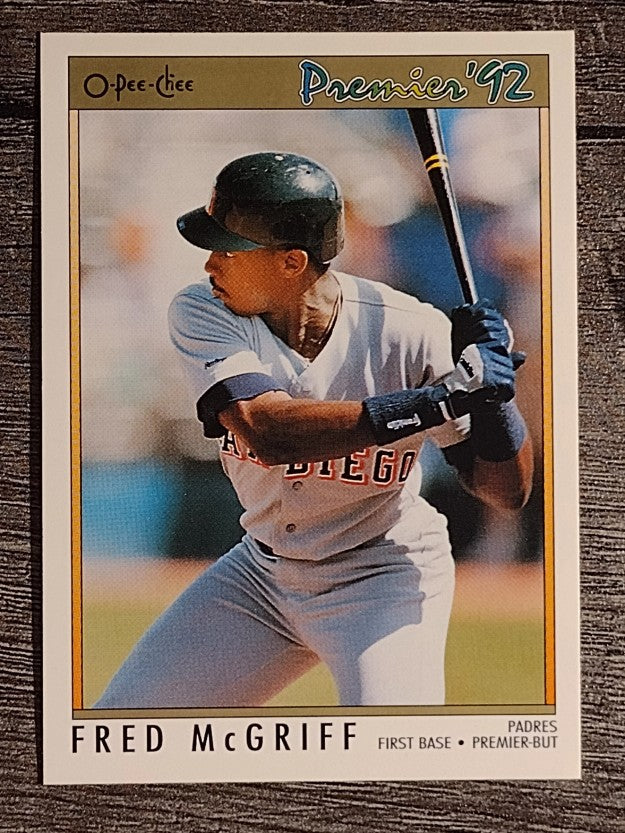1992 O-Pee-Chee Premier #166 Fred McGriff