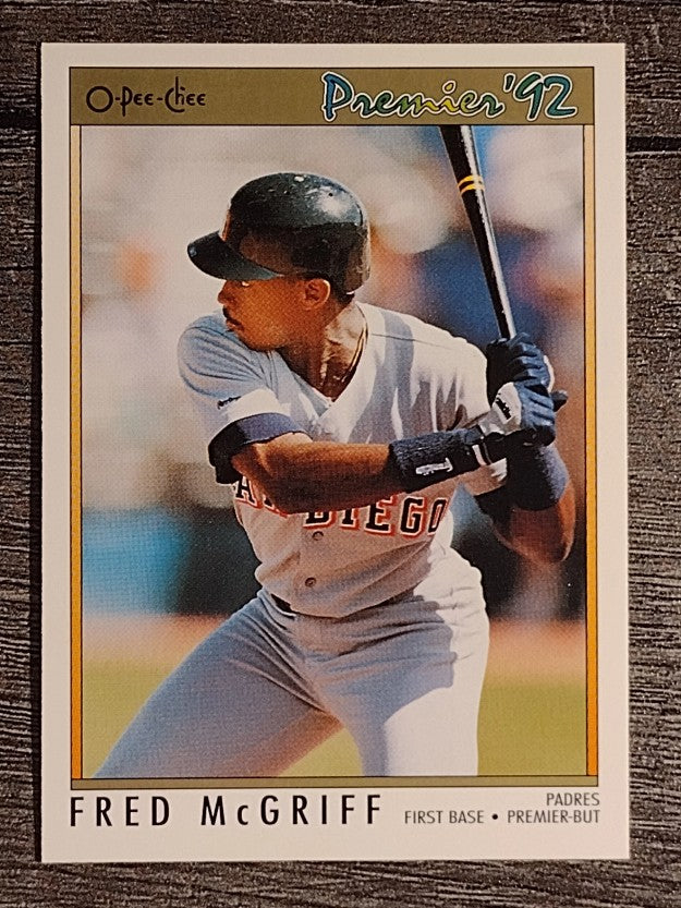 1992 O-Pee-Chee Premier #166 Fred McGriff