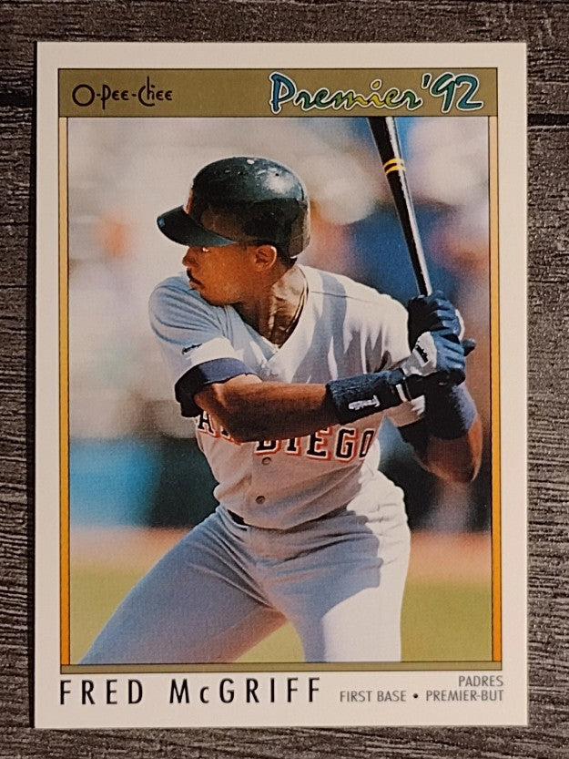 1992 O-Pee-Chee Premier #166 Fred McGriff