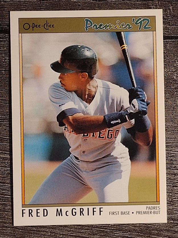 1992 O-Pee-Chee Premier #166 Fred McGriff