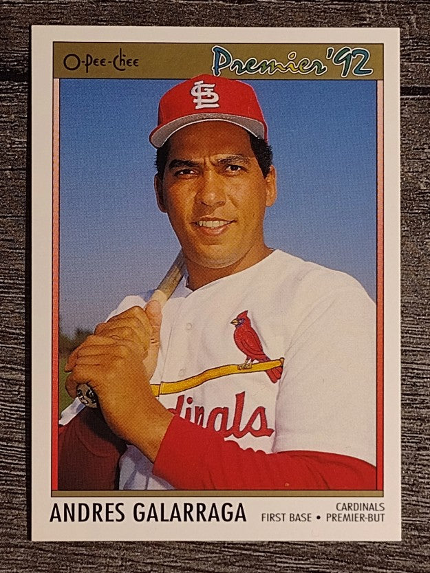 1992 O-Pee-Chee Premier #191 Andres Galarraga