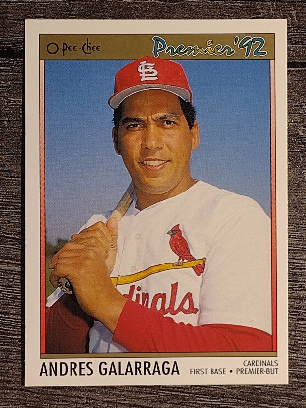 1992 O-Pee-Chee Premier #191 Andres Galarraga
