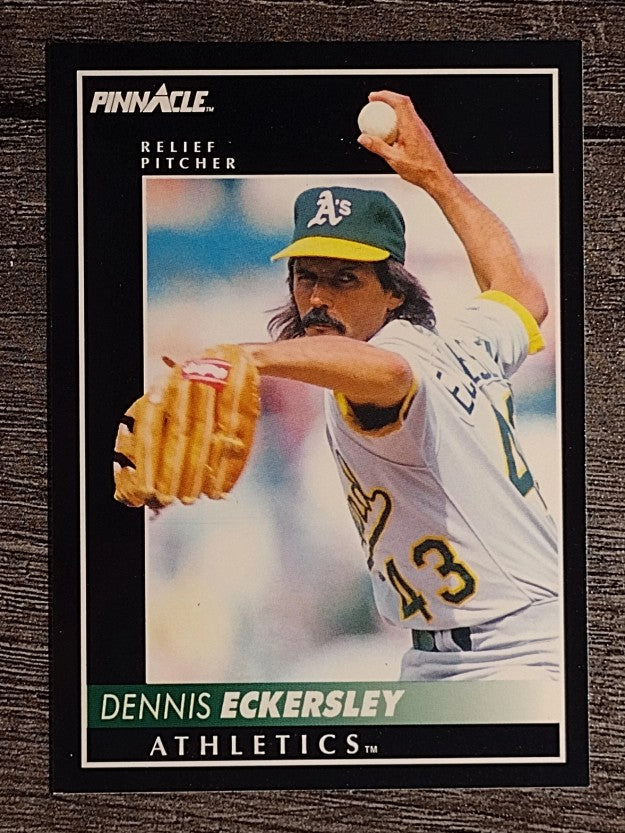 1992 Pinnacle #25 Dennis Eckersley
