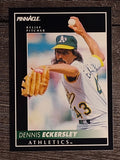 1992 Pinnacle #25 Dennis Eckersley