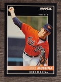 1992 Pinnacle #204 Mike Mussina